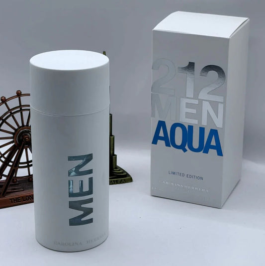 212 Men Aqua 3.4 oz EDT Spray – Limited Edition for Men