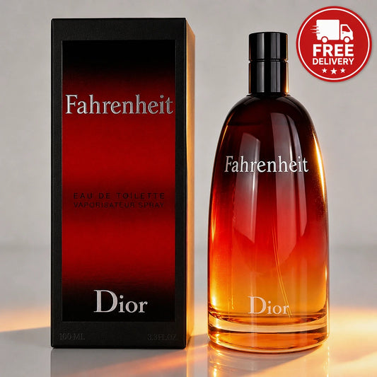 Dior Fahrenheit Men's Perfume 100ml | Classic Woody Leather Scent